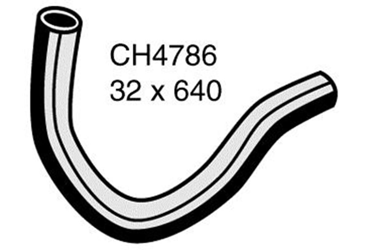 Radiator Upper Hose  - TOYOTA LANDCRUISER RZJ95R - 2.7L I4  PETROL - Manual & Auto, , scaau_hi-res