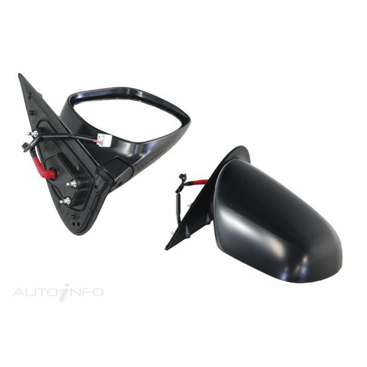 TOYOTA HIACE  TRH/KDH  12/2013 ~ ONWARDS  DOOR MIRROR  LEFT HAND SIDE  BLACK ELECTRIC, , scaau_hi-res