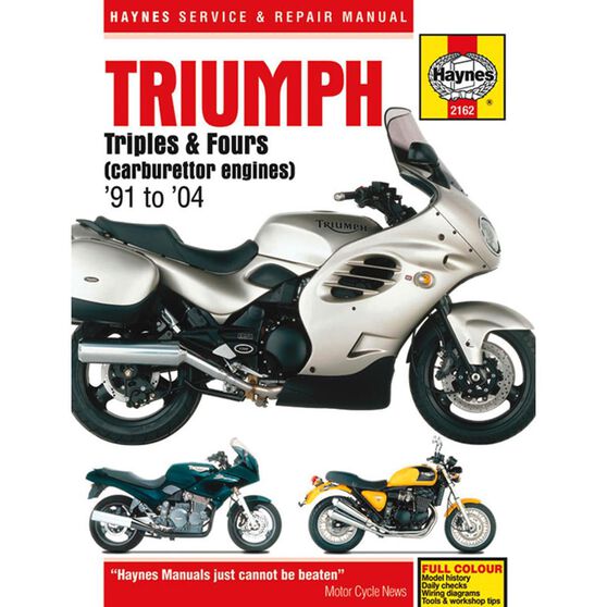 TRIUMPH TRIPLES AND FOURS (CARBURETTOR ENGINES) 1991 - 2004, , scaau_hi-res