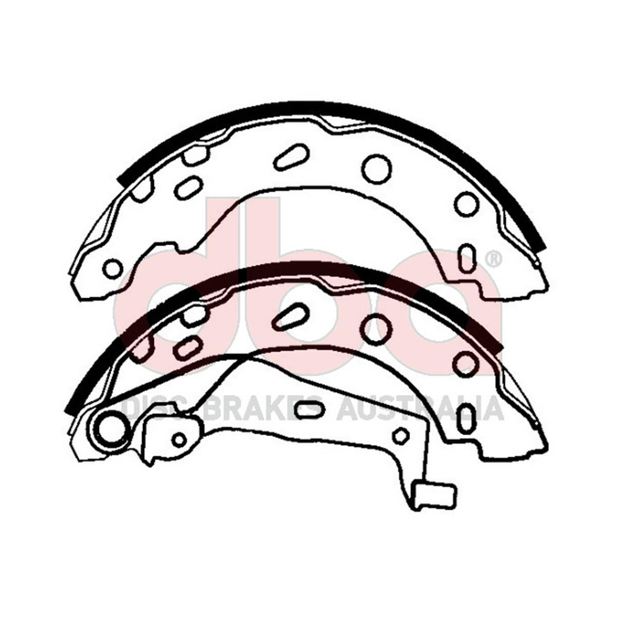 STREET SERIES BRAKE SHOES [SMART CAR 203.2MM], , scaau_hi-res