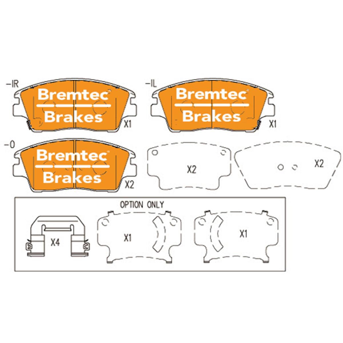 TRADE-LINE CERAMIC+ BRAKE PADS, , scaau_hi-res