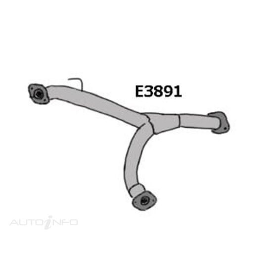 HOLDEN RODEO 2&4WD PICK UP,SPACE&CREW CAB V6 3.5L JAN03> Y-PIPE 900MM LONG, , scaau_hi-res