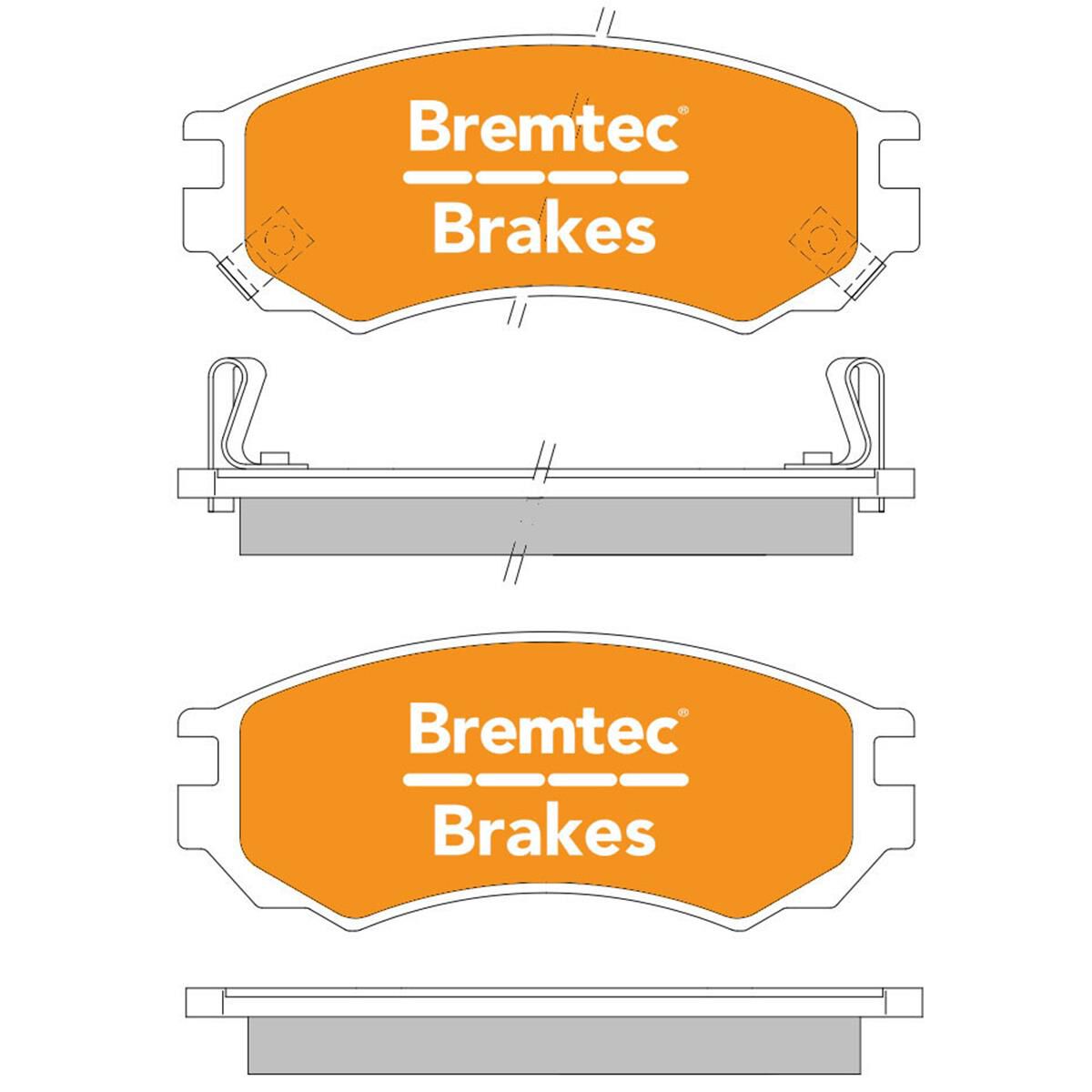 TRADE-LINE BRAKE PADS SET, , scaau_hi-res