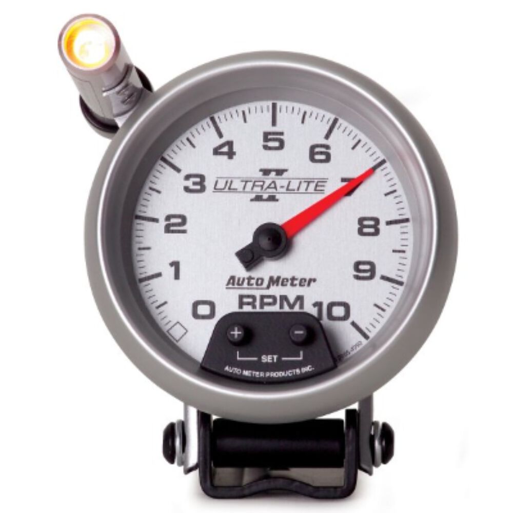 Autometer UltraLite II Tachometer With Shift Light 10,000 RPM, 3 3/4