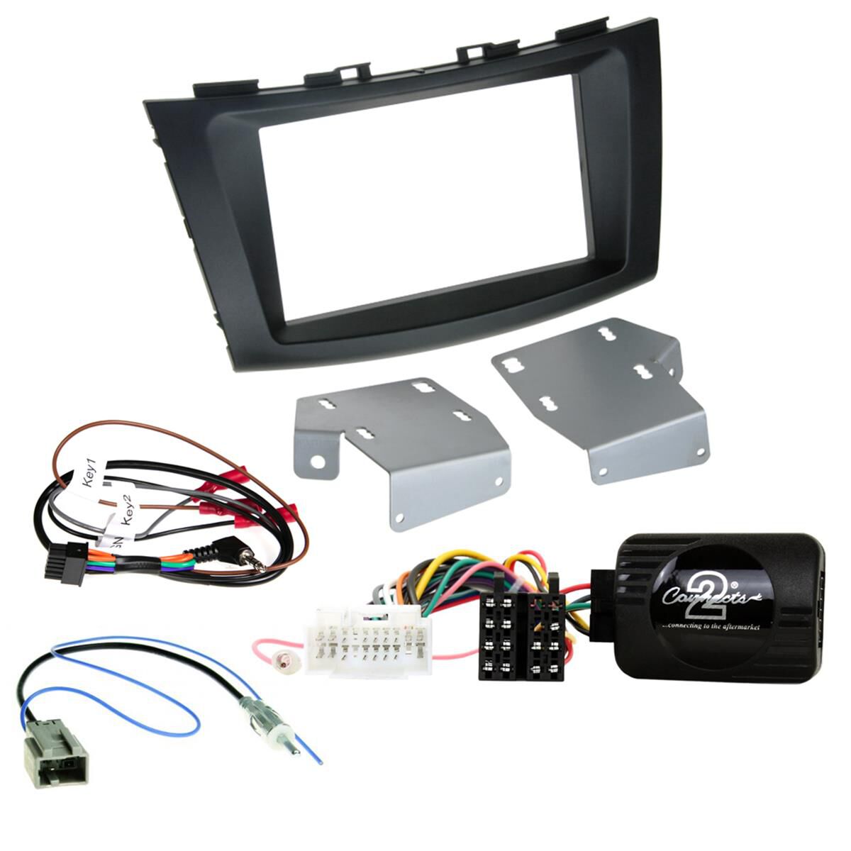 INSTALL KIT TO SUIT SUZUKI SWIFT FZ (BLACK), , scaau_hi-res