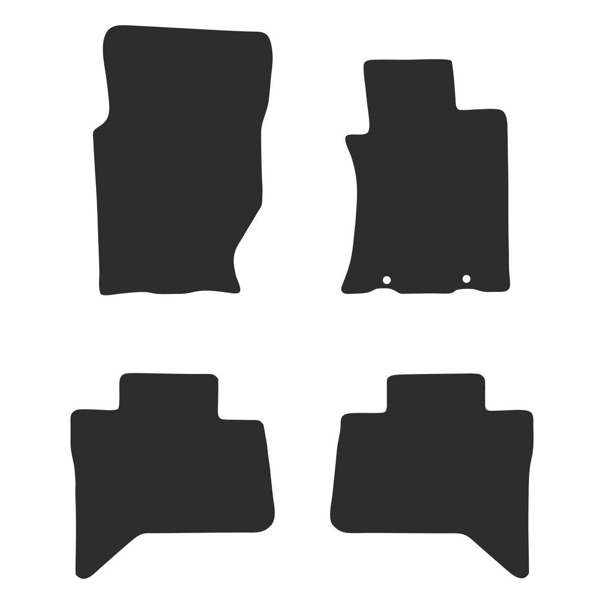 EXECUTIVE RUBBER CAR MATS FOR MITSUBISHI TRITON DUAL CAB (6TH GEN) 2024 ONWARDS, , scaau_hi-res