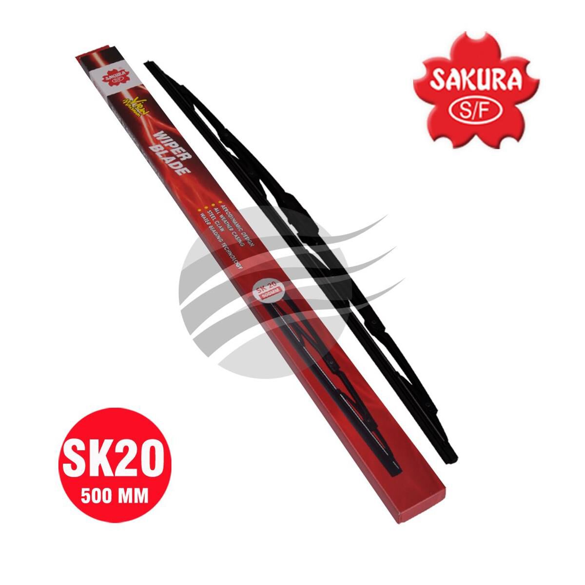 Sakura Wiper Blade 500mm 20 Inch - SK20 | Supercheap Auto