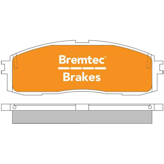 TRADE-LINE BRAKE PADS SET, , scaau_hi-res