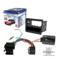 INSTALL KIT TO SUIT HOLDEN COMMODORE VY SERIES I, II; VZ & STATESMAN WK, WL (BLACK), , scaau_hi-res