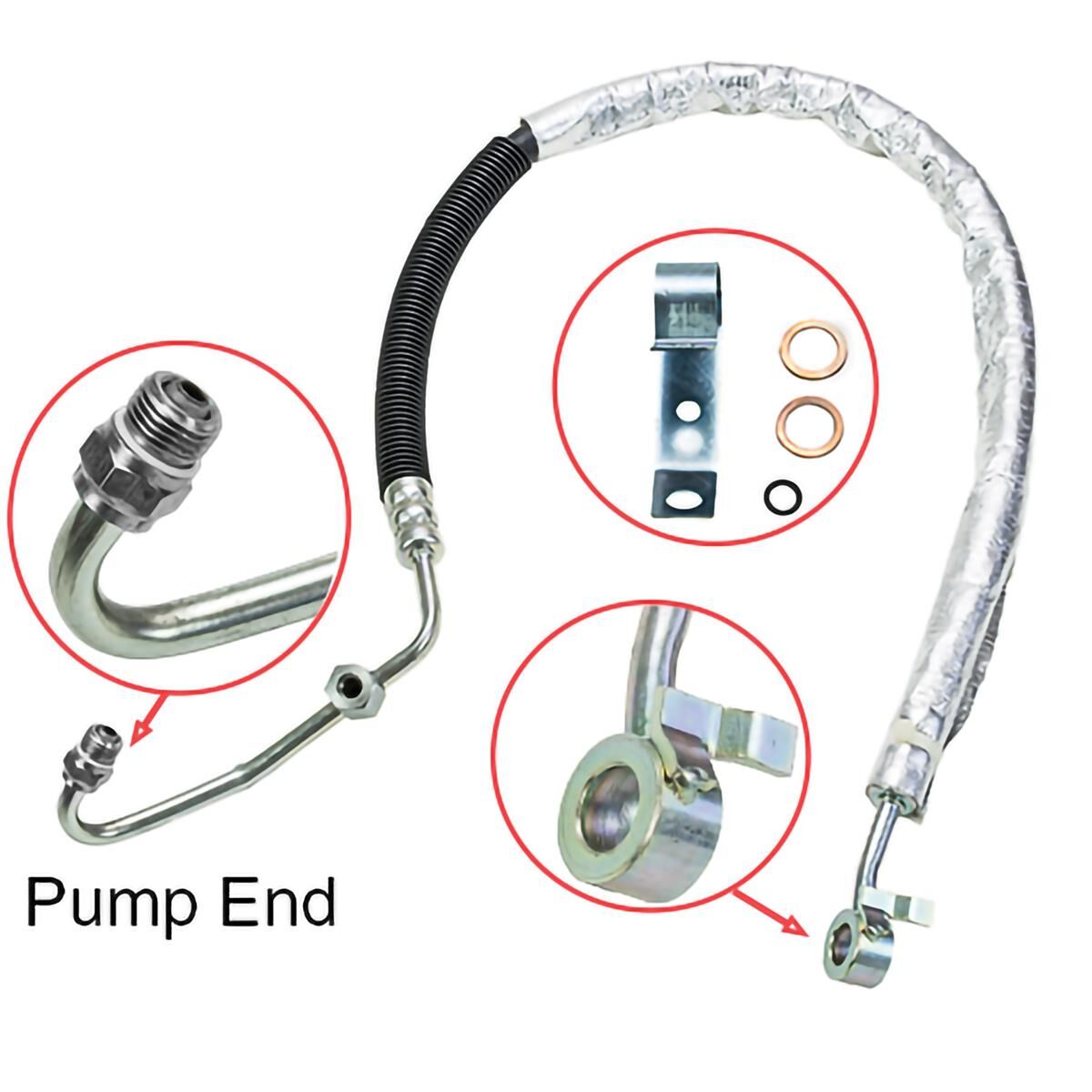 Power Steering Hose - Pressure - Ford BA, BF (V8 24V), , scaau_hi-res