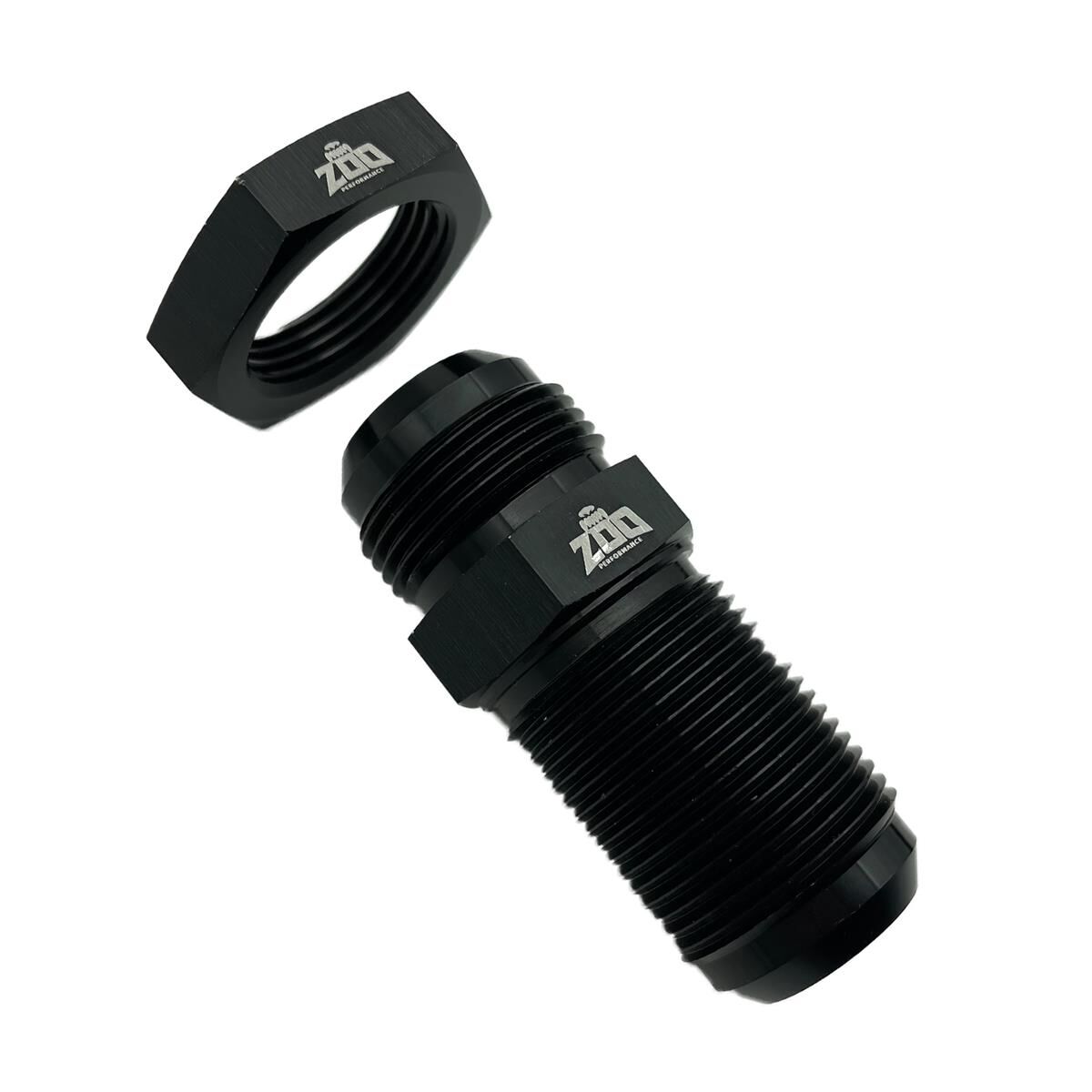 AN10 STRAIGHT FLARE BULKHEAD WITH NUT, , scaau_hi-res