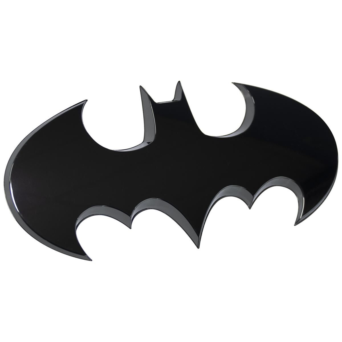 DC BATMAN BIG BATWING 3D TRUCK EMBLEM (BLACK CHROME), , scaau_hi-res