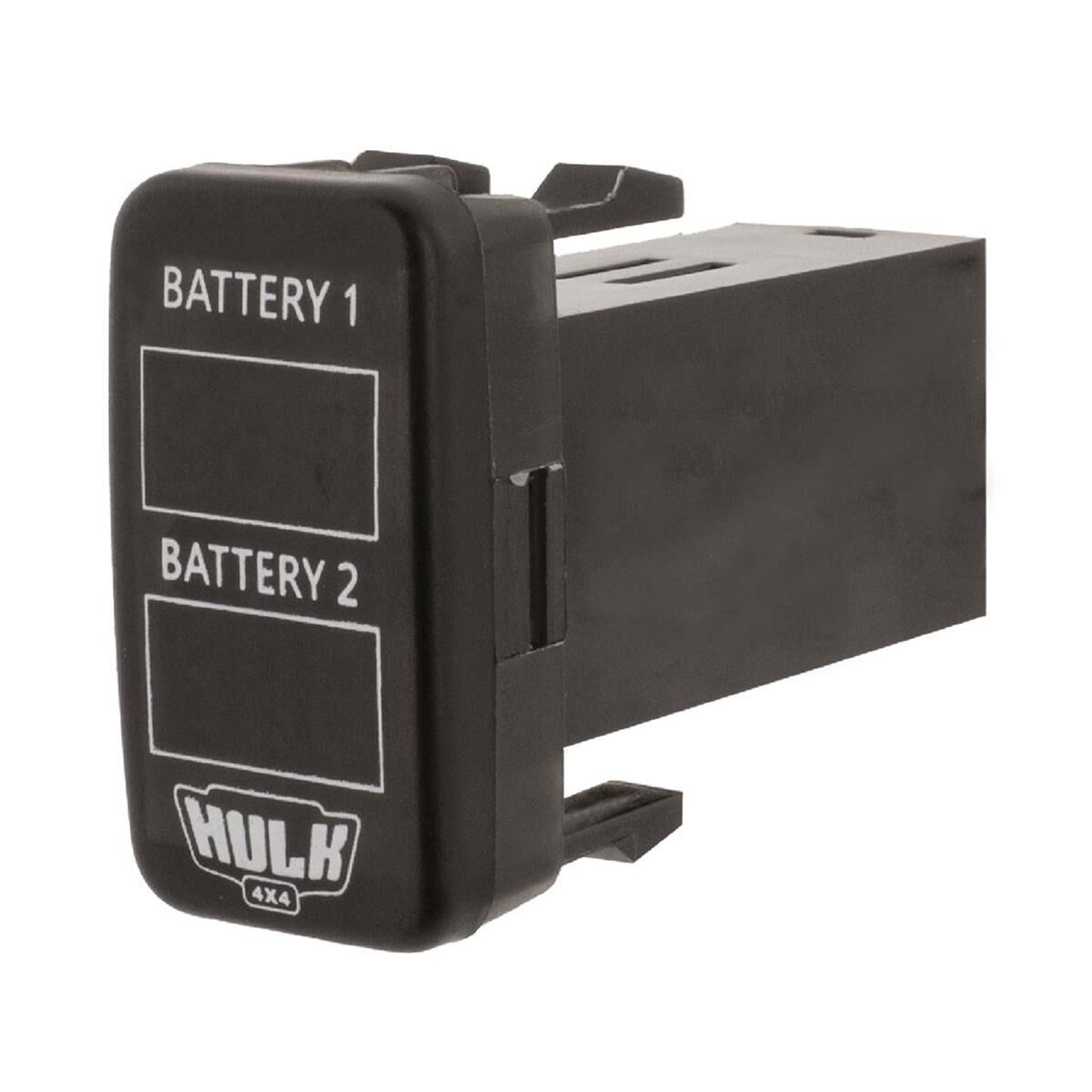 DUAL VOLTMETER OE RPL T/S EARLY TOYOTA BLUE LED 40 x 22mm, , scaau_hi-res