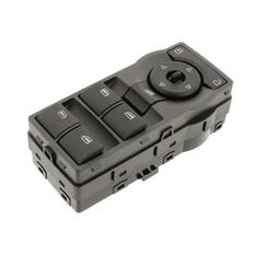 PWR WIN SWTCH HOLDEN COMMODORE - VE GREY HOUSING GREEN ILLUM, , scaau_hi-res