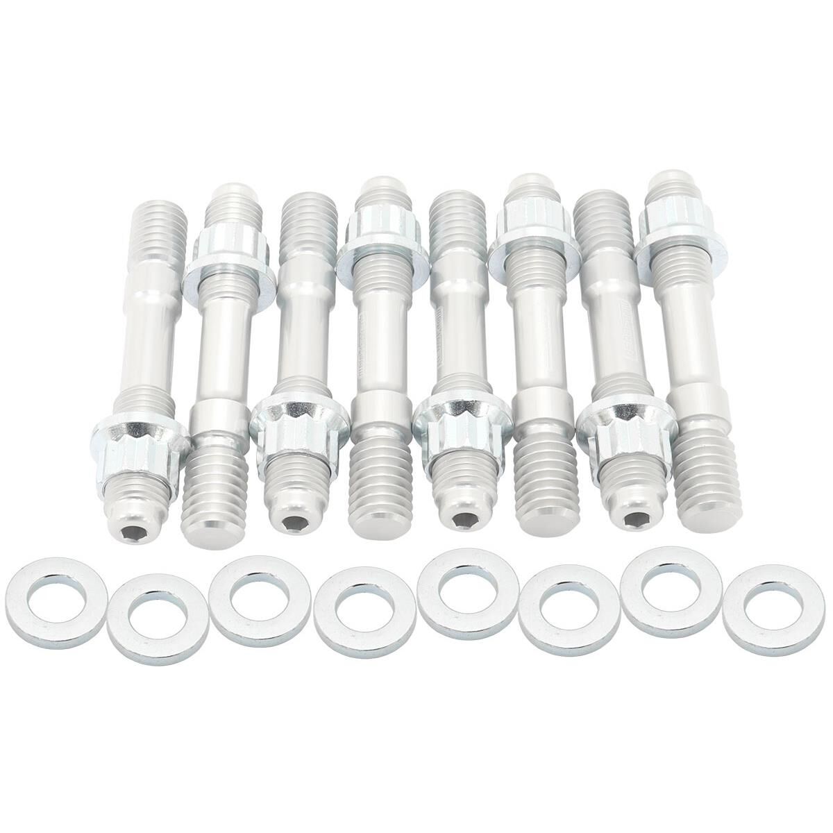 BLOWER STUD KIT SILVER STUDS SILVER FINISH 2.9" OAL, , scaau_hi-res