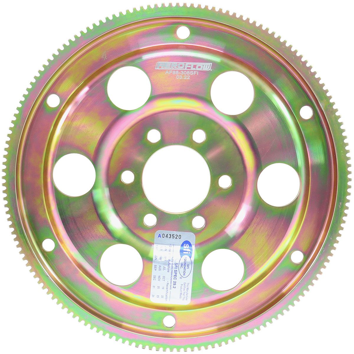BILLET HOLDEN 308 153T INT BALFLEXPLATE NEUTRAL RACE AEROFLOW - AF 88-308SFI, , scaau_hi-res