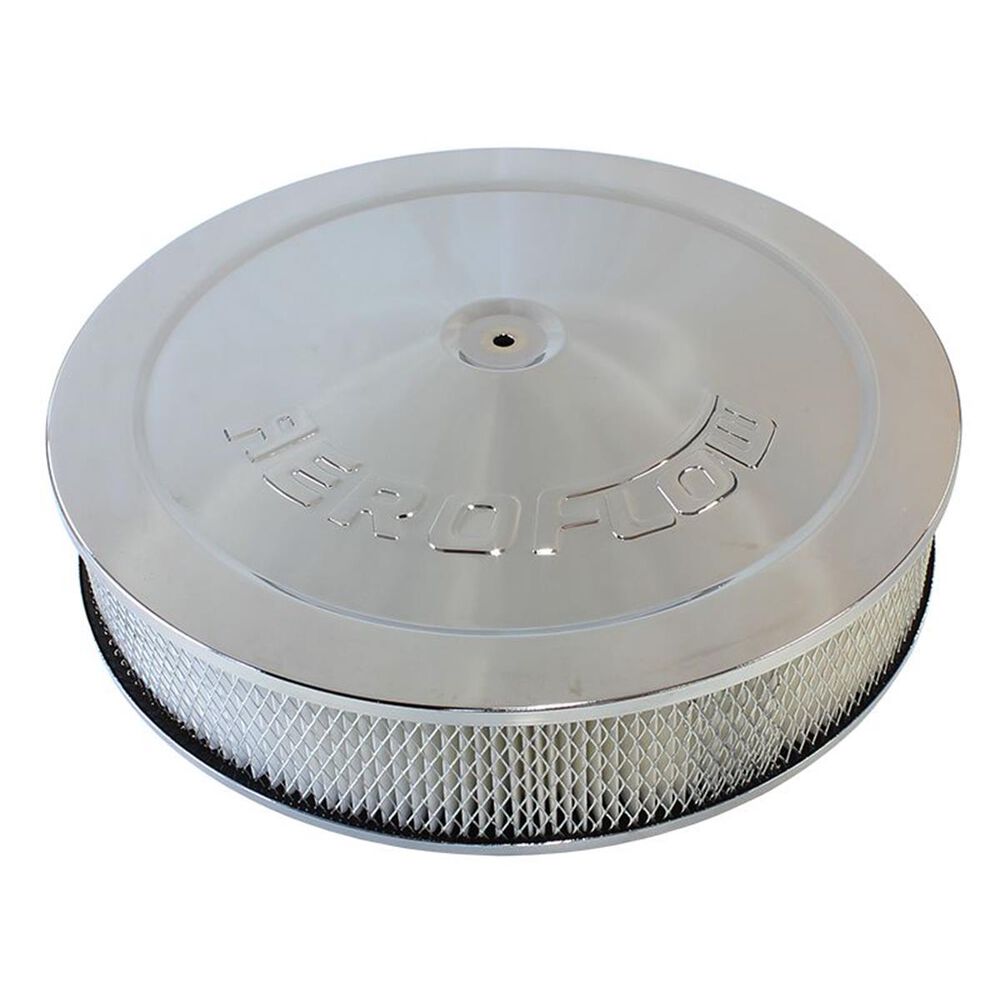 Aeroflow Chrome Air Filter Assembly with 11/8" Drop base, AF28561280 Supercheap Auto
