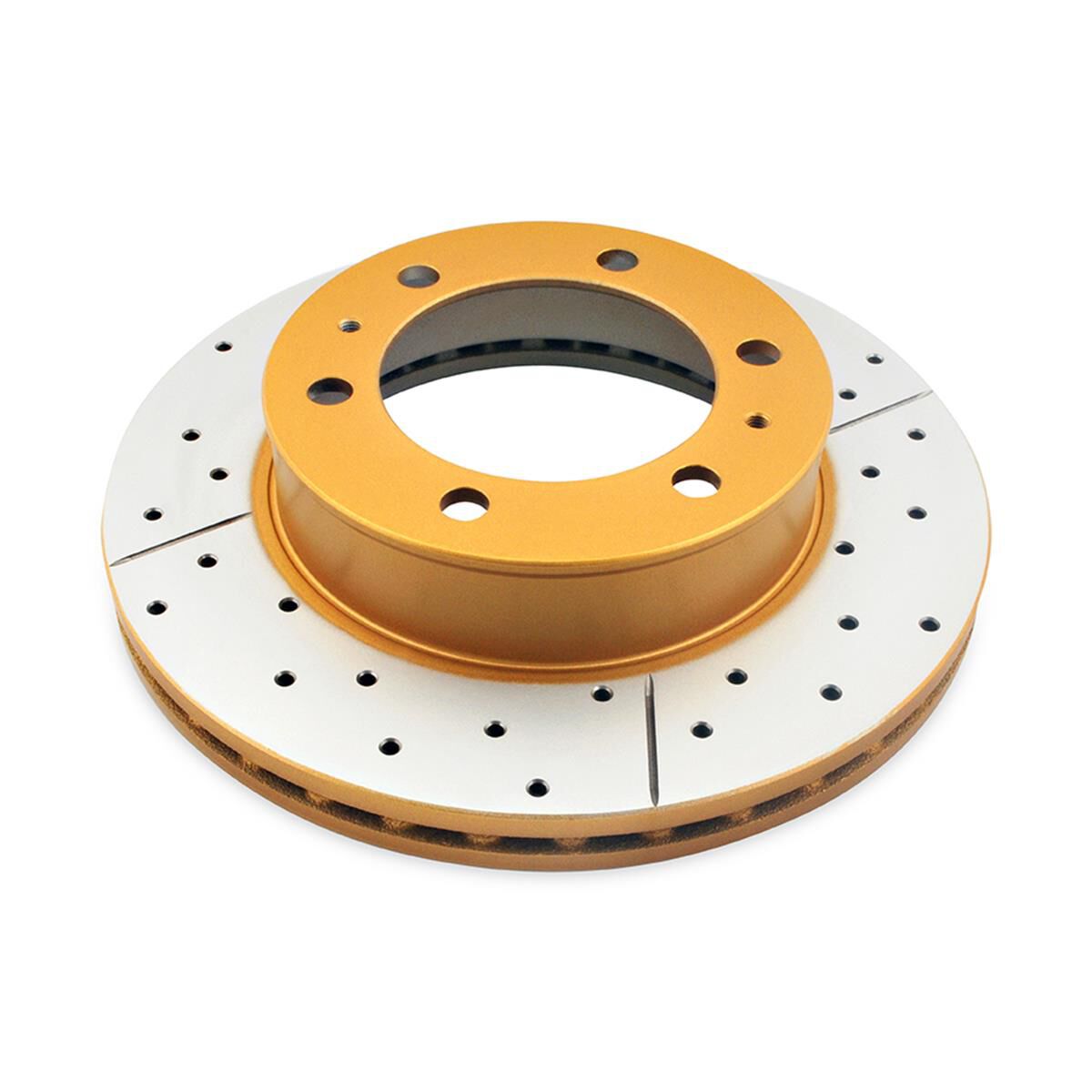 Street Gold Cross-drilled/slotted KP [ Toyota Hi-Lux 4X4 04-> & Fortuner 2008-> F ], , scaau_hi-res