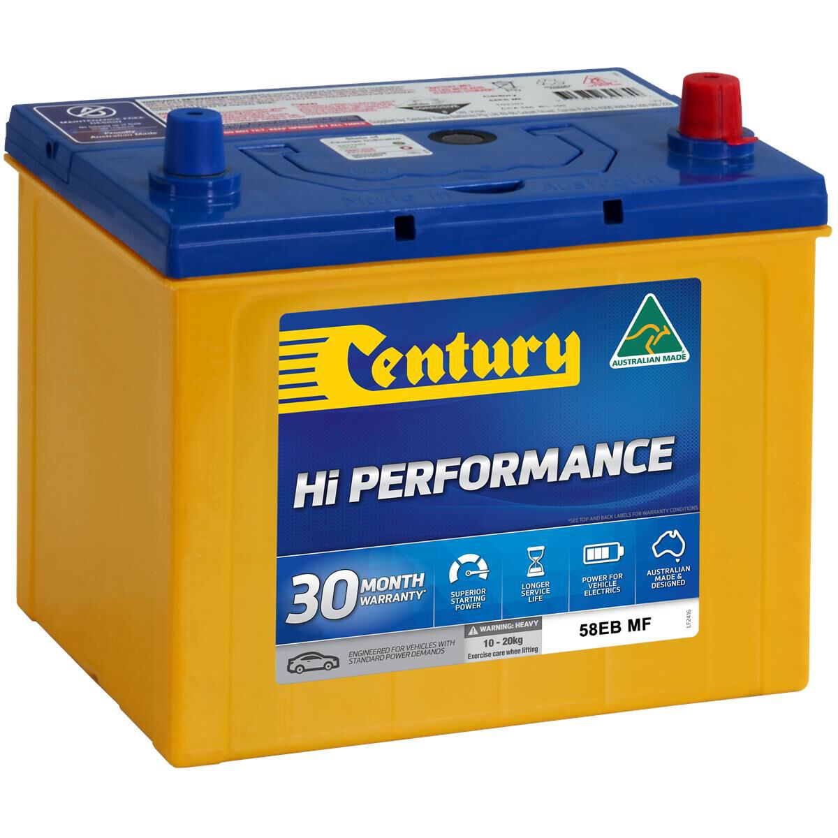 BATTERY CENTURY HP 58EB MF 560CCA, , scaau_hi-res