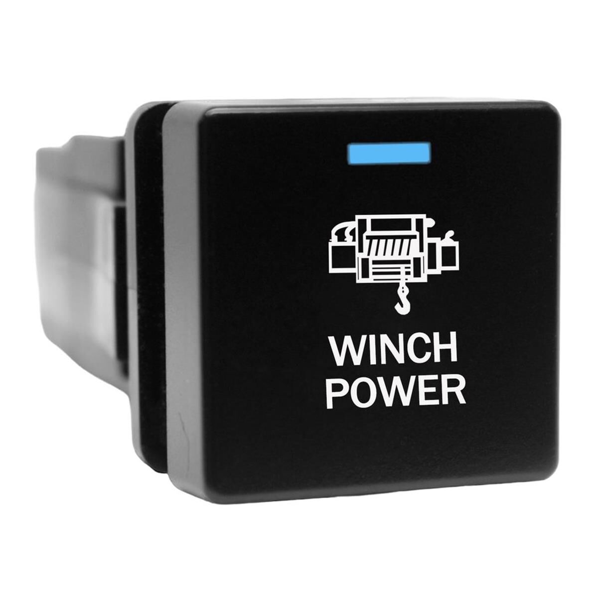 SWITCH PUSH BUTTON ON/OFF 12V WINCH POWER T/S ISUZU D-MAX, MUX, BT-50 2020 On, , scaau_hi-res