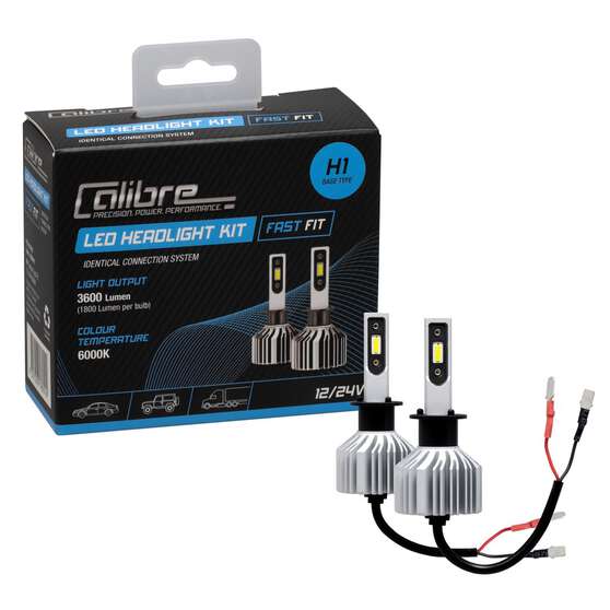 CALIBRE LED H1 FAST FIT HI/LO 12/24V 6000K, , scaau_hi-res
