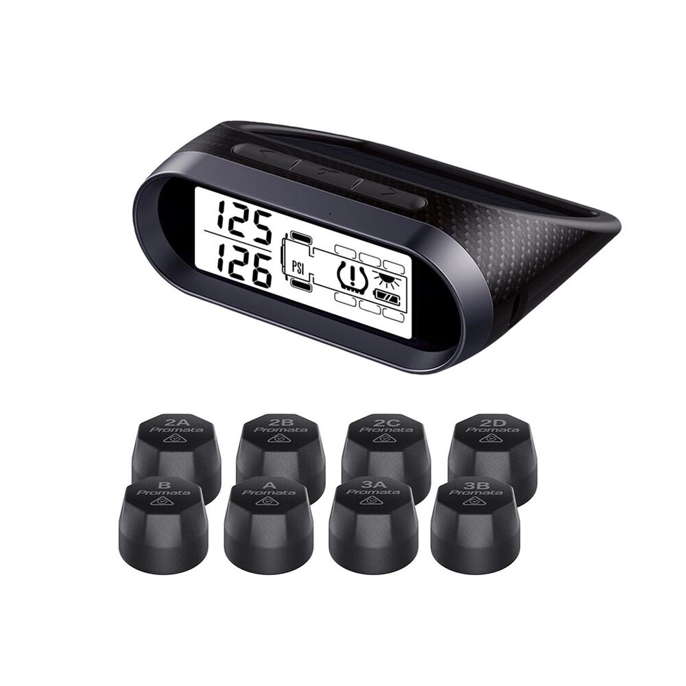 Promata External Truck Tyre Pressure Monitor 8 Sensors, MATA T28