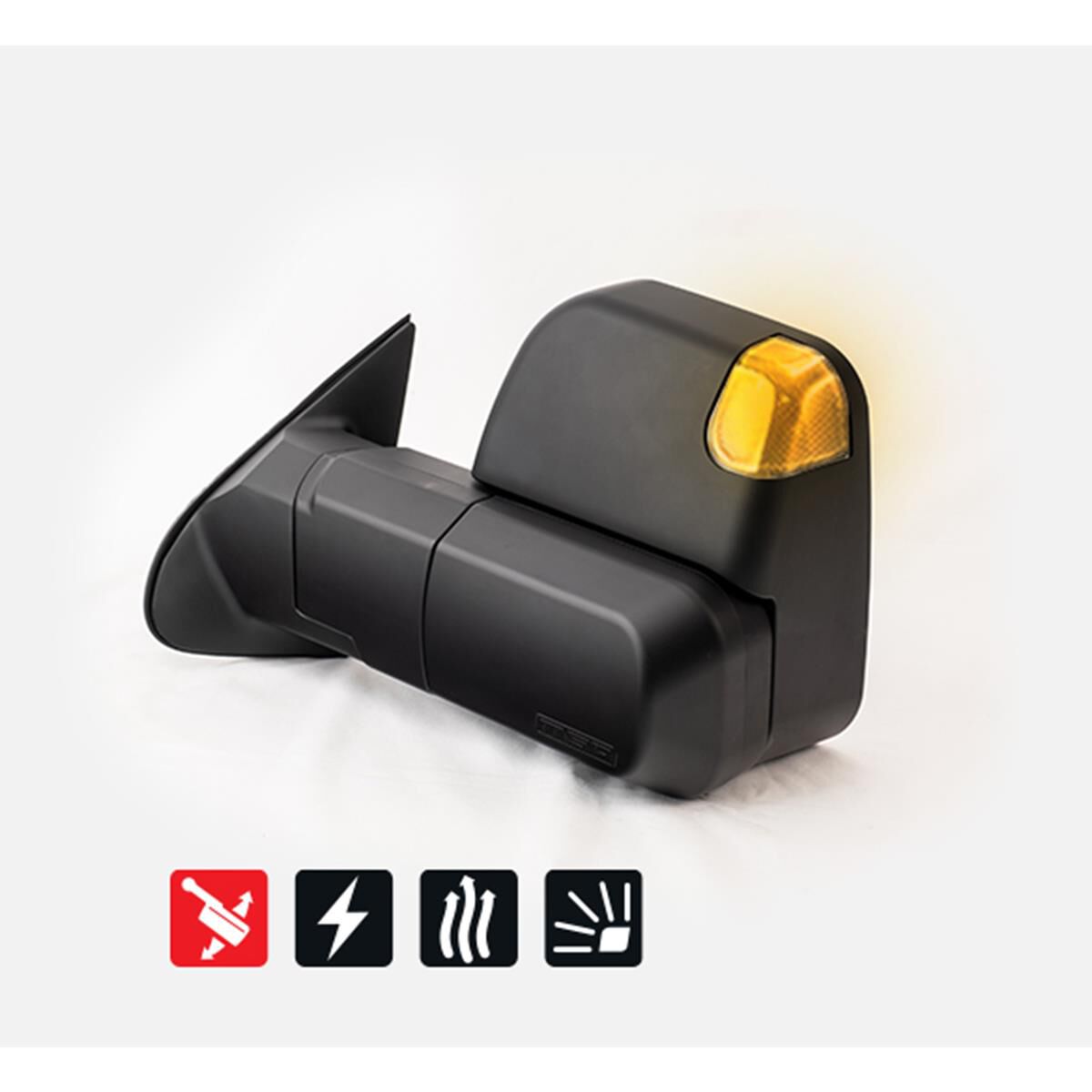 TOYOTA HILUX/FORTUNER, 2020-CURRENT. BLACK, ELECTRIC, INDICATORS, HEAT, POWERFOLD, , scaau_hi-res