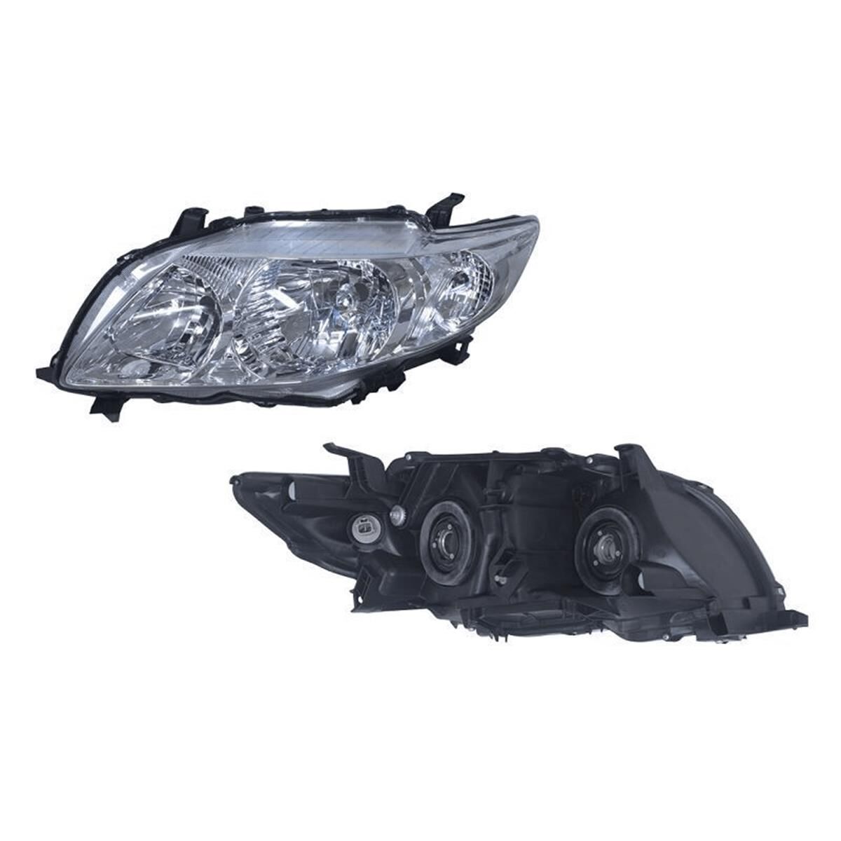 TOYOTA COROLLA SEDAN  ZRE152  05/2007 ~ 09/2009  HALOGEN HEADLIGHT  LEFT HAND SIDE, , scaau_hi-res