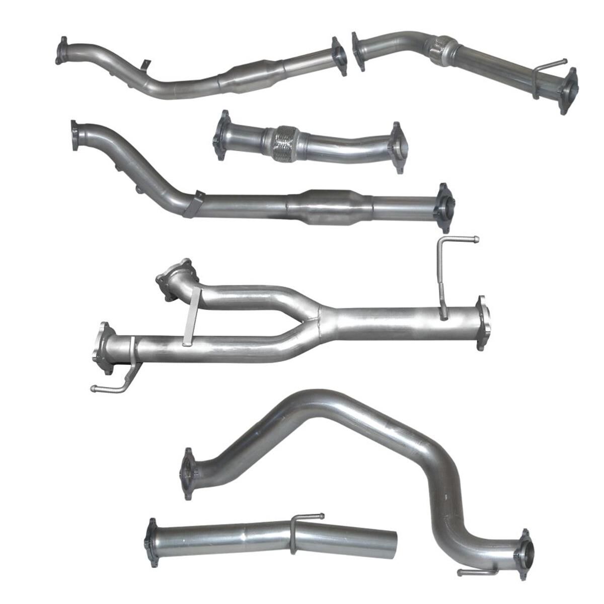 EXHAUST KIT TOY LAND CRUISER 200 SER 4.5L V8 TWIN TURBO 1VD-FTV *NO MUFFLER*, , scaau_hi-res