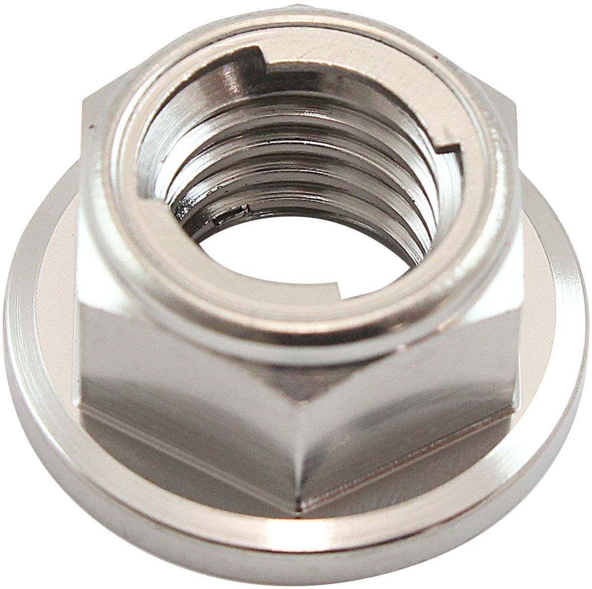 M10X1.25 TITANIUM LOCKING NUT 6 POINT HEX SINGL M10 X 1.25MM, , scaau_hi-res