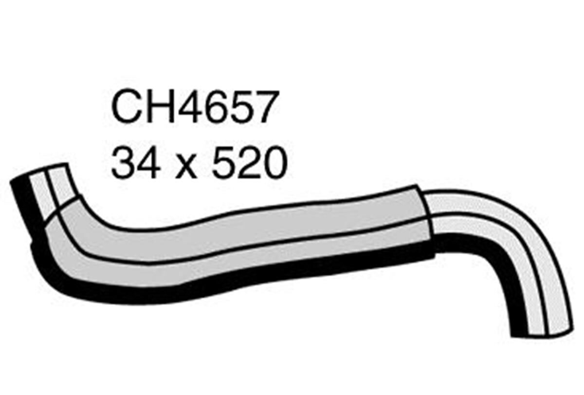 Radiator Upper Hose  - HYUNDAI TERRACAN HP - 2.9L I4 Turbo DIESEL - Manual & Auto, , scaau_hi-res