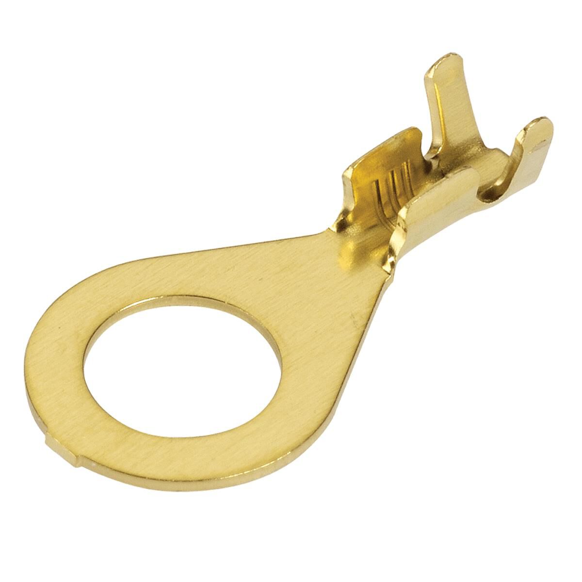 Narva Brass Terminal 100 Pack, 8.4mm, Ring Supercheap Auto