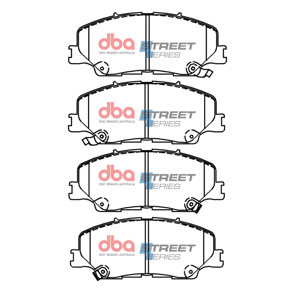 DBA SS STREET SERIES BRAKE PADS [ MAZDA BT50 2WD & 4WD / ISUZU D MAX 2WD 2020 ON F ], , scaau_hi-res