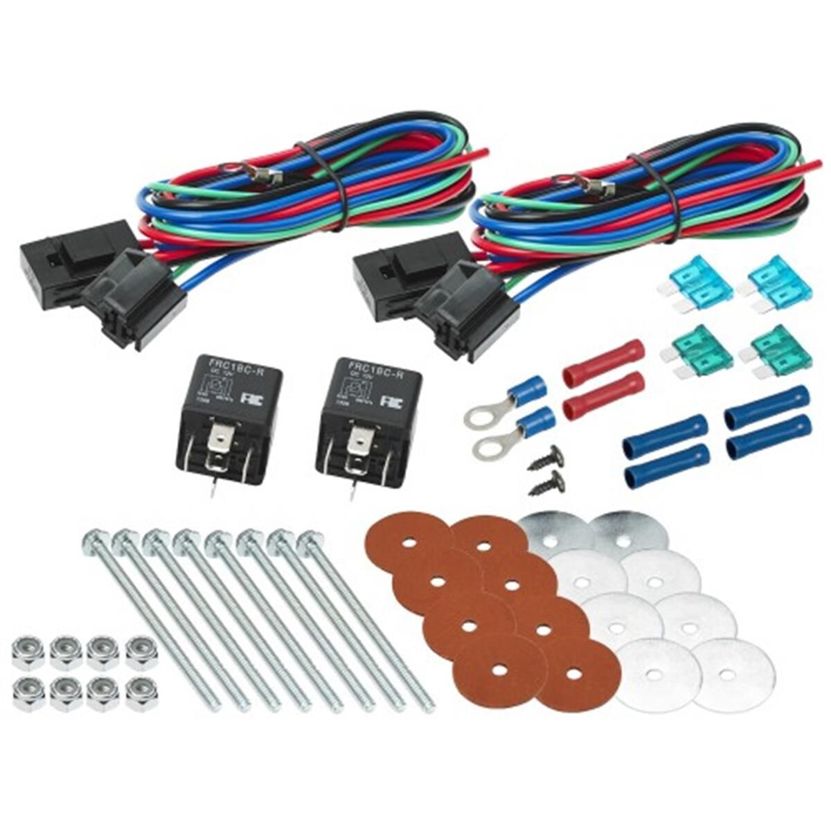 DUAL FAN WIRING KIT 12V UNIVERSAL, , scaau_hi-res