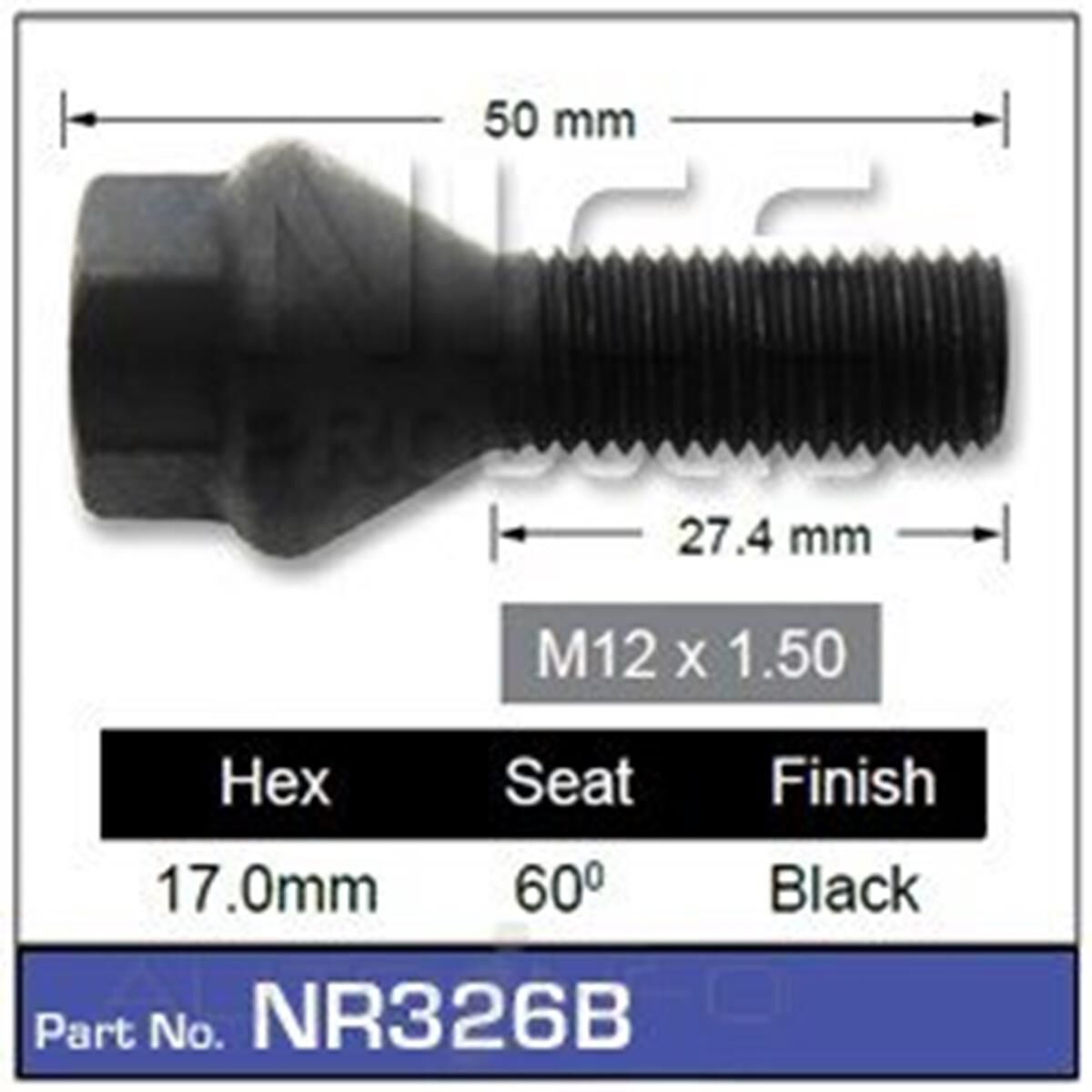 Black One Piece Stud, , scaau_hi-res