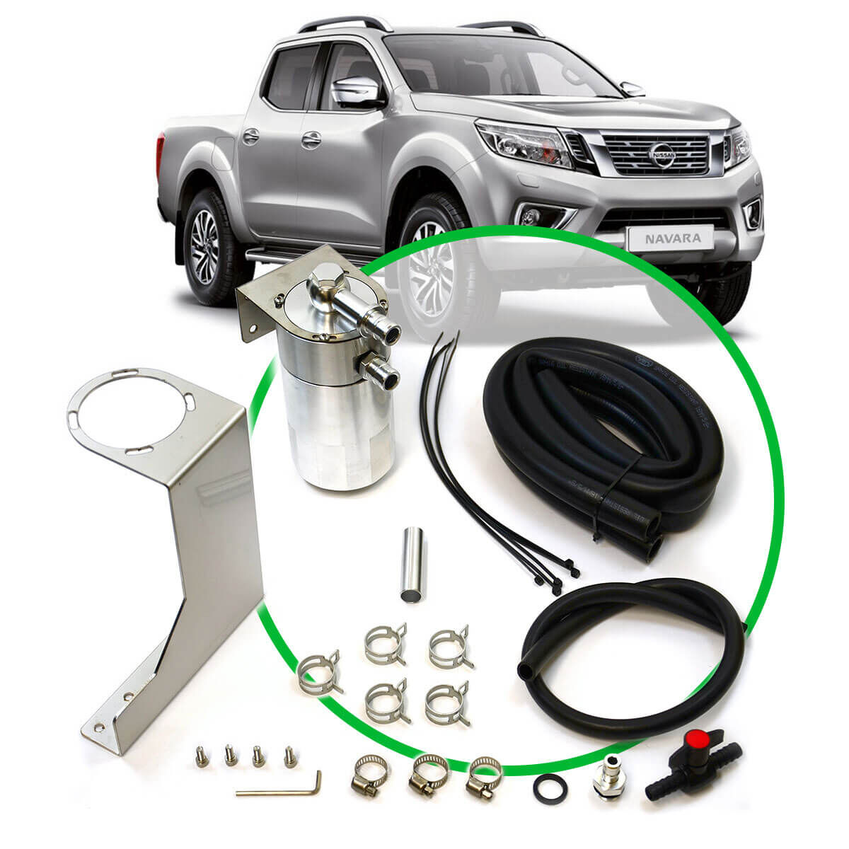 OIL CATCH TANK FULL KIT SUIT NAVARA D23 2.3L 2015 - ON, , scaau_hi-res