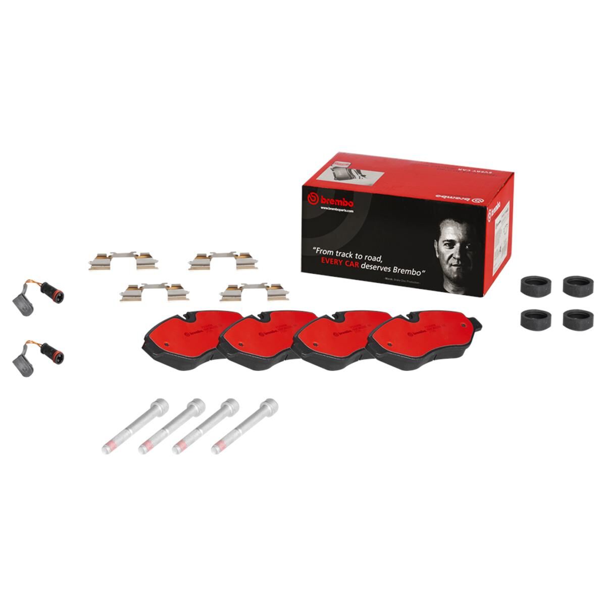 BREMBO DISC PAD SET NAO CERAMIC, , scaau_hi-res