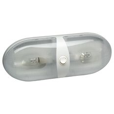 DUAL WHITE DOME LAMP CLEAR LEN, , scaau_hi-res