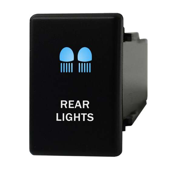 SWITCH PUSH BUTTON ON/OFF 12V REAR LIGHTS T/S ISUZU D-MAX, MUX, BT-50 2020 On, , scaau_hi-res