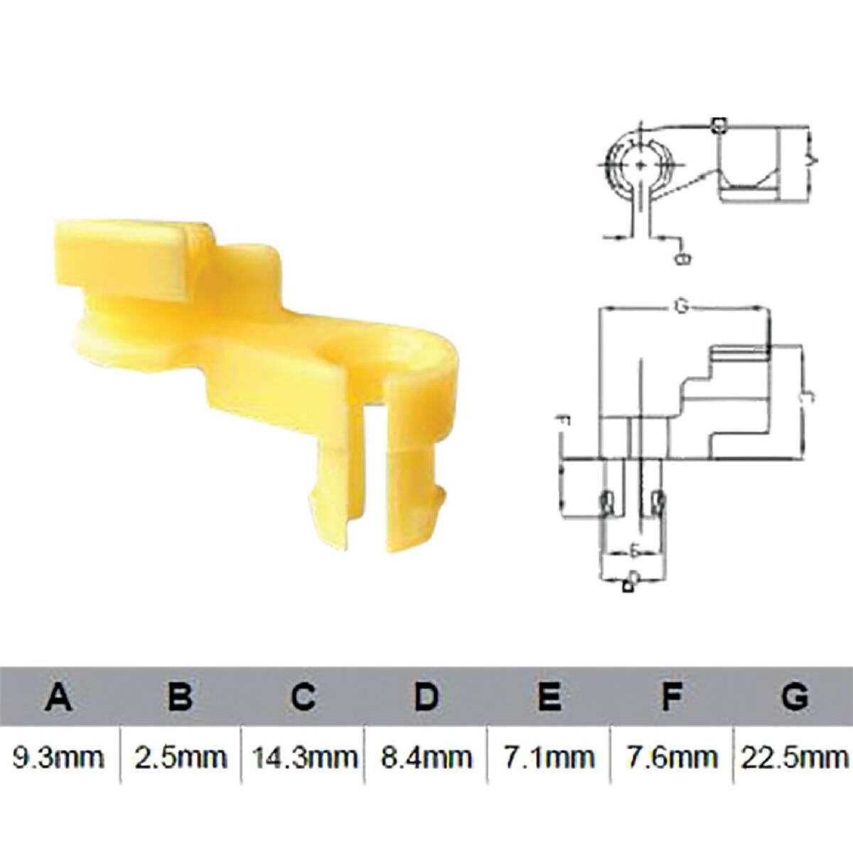 PKT 10 DOOR LOCK CLIP, , scaau_hi-res