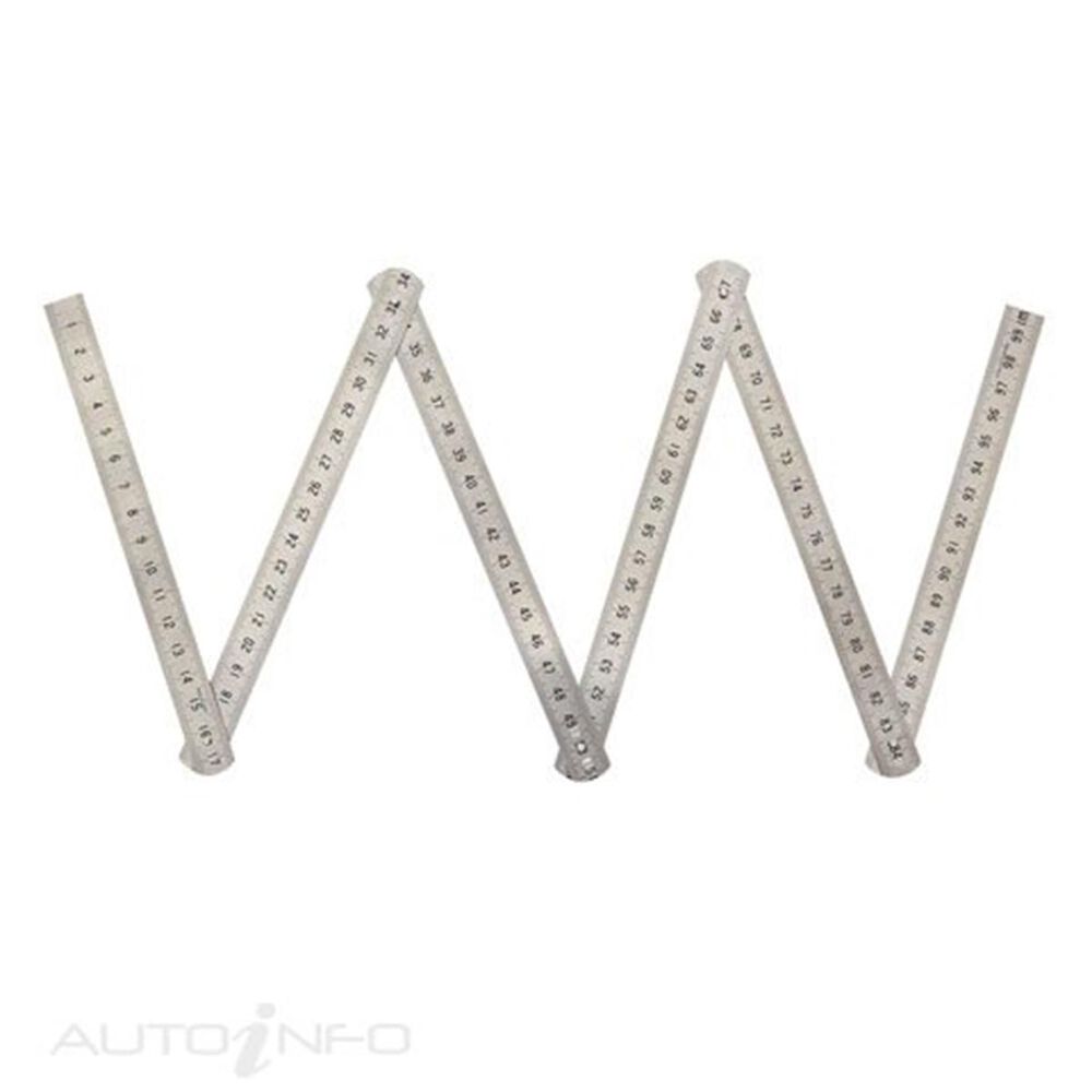 Toledo Folding Stainless Steel Rule 600FM Supercheap Auto