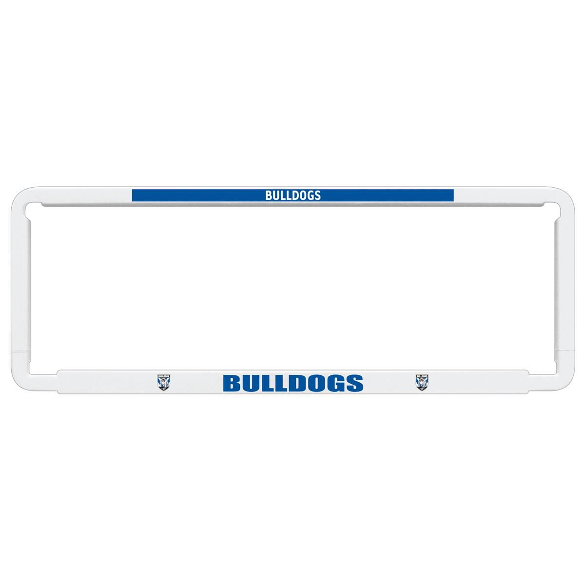 NUMBER PLATE FRAME BULLDOGS, , scaau_hi-res