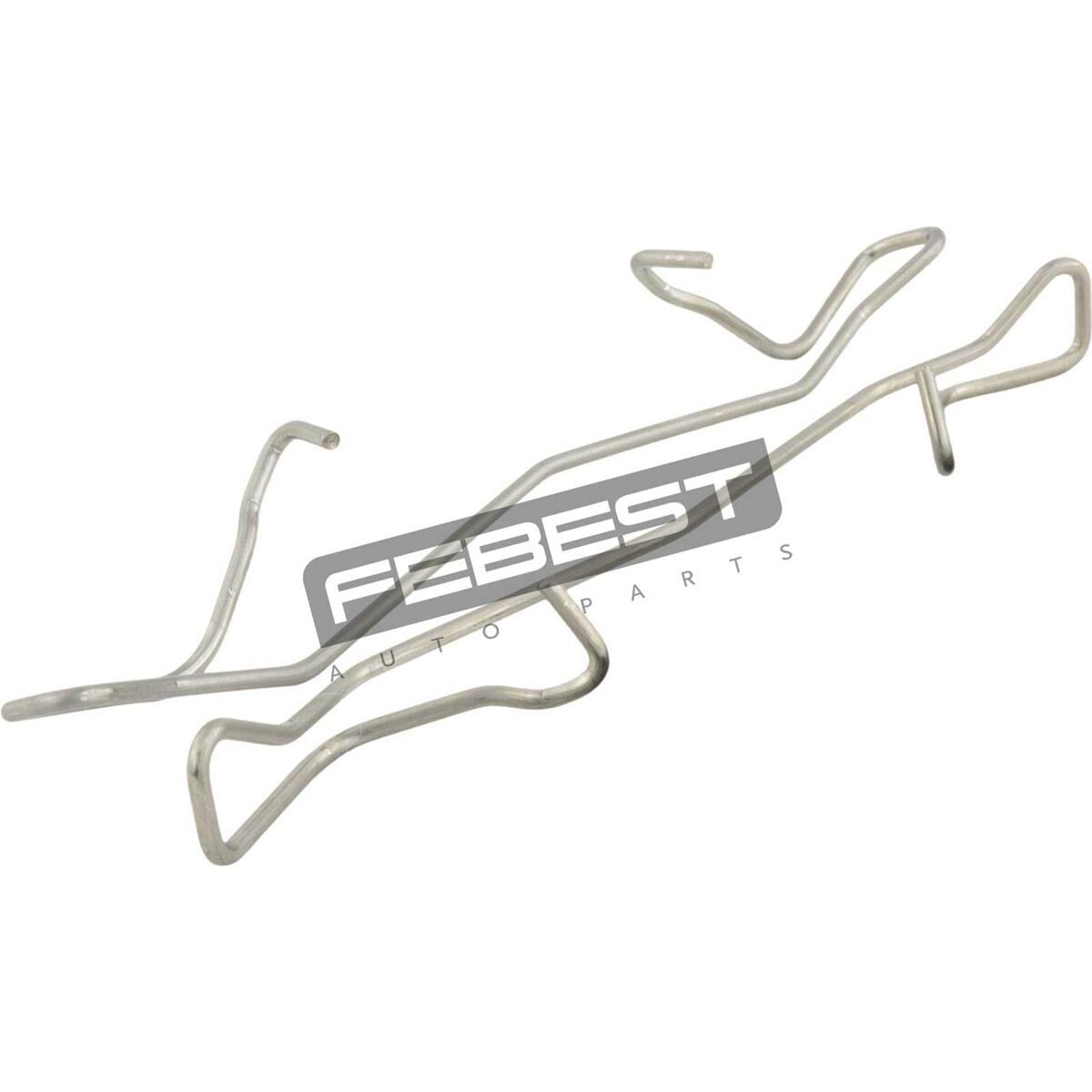 FEBEST Anti-Rattle Spring Disc Brake Pads Set - 0303-001-KIT ...