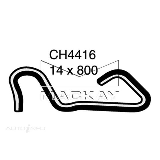 Heater Hose VOLVO S90, V90  2.9 Litre B6304F inlet Head to heater core*, , scaau_hi-res