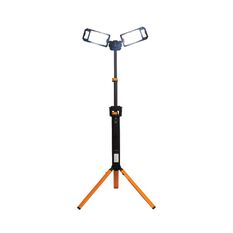 RECHARGEABLE LED WORK LIGHTTRIPOD TWIN HEAD 5000LMS MAX, , scaau_hi-res