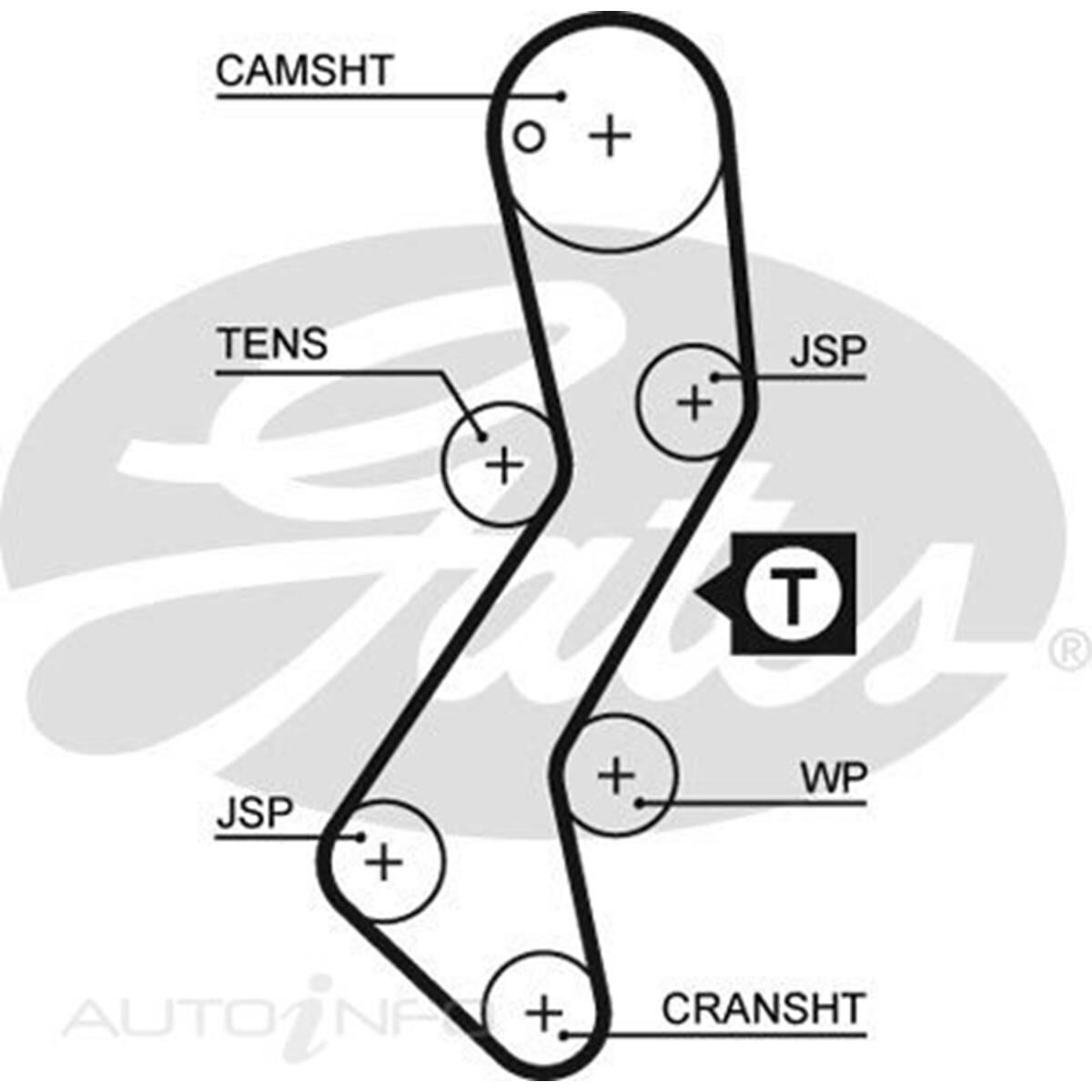 Gates Timing Belt - T708 | Supercheap Auto