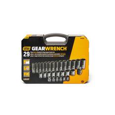 29 PC. 3/8” DRIVE 6 POINT STANDARD & DEEP IMPACT METRIC SOCKET SET, , scaau_hi-res