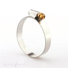 Tridon Perforated Clamp Part Stainless Steel Hose Clamp 19 - 44mm 10 Pack - HS020P, , scaau_hi-res