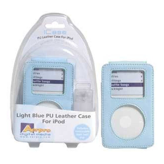ICASE LIGHT BLUE - SUIT IPOD NORMAL PU LEATHER CASE, , scaau_hi-res