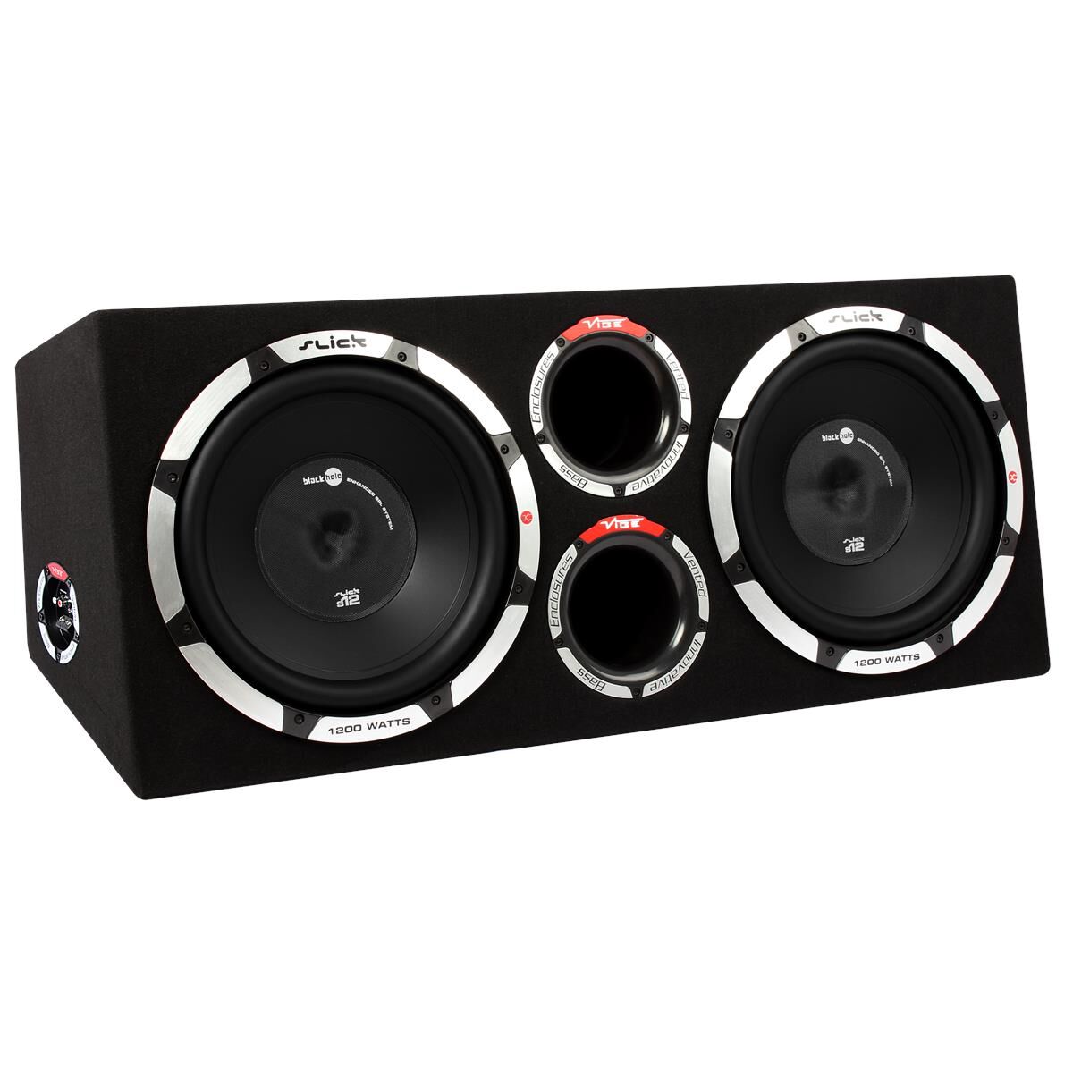 Vibe Slick Boxed Subwoofer - Twin 12 